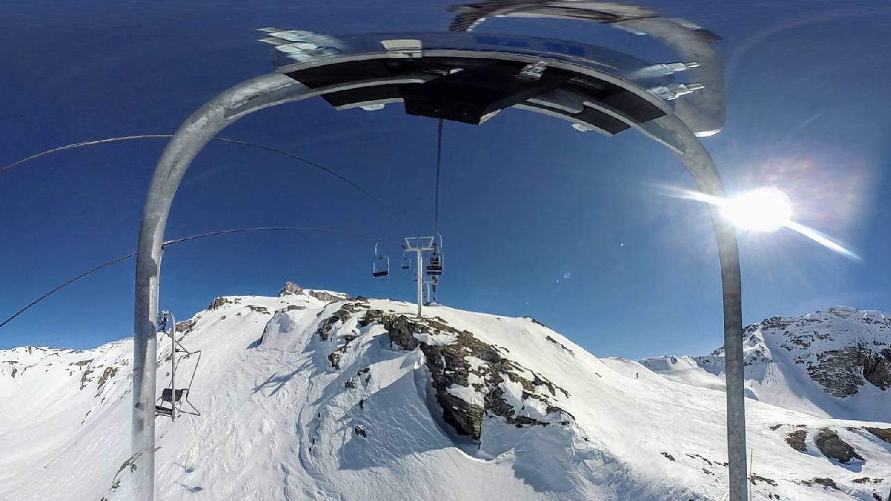 Bellecôte glacier lift Chalet de Bellecôte