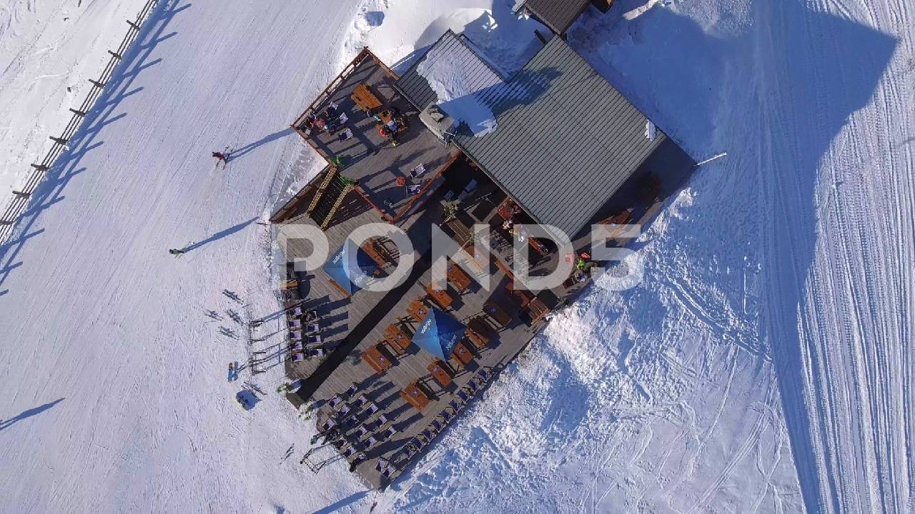 Downloadable 4K drone footage of la Plagne and Paradiski