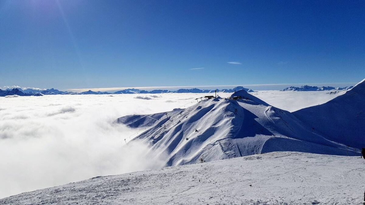 Pistes with the best views in La Plagne