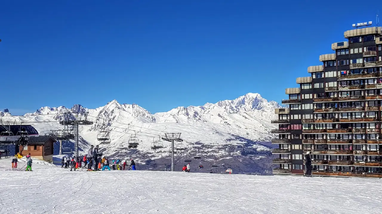 Aime 2000 views of Mont Blanc