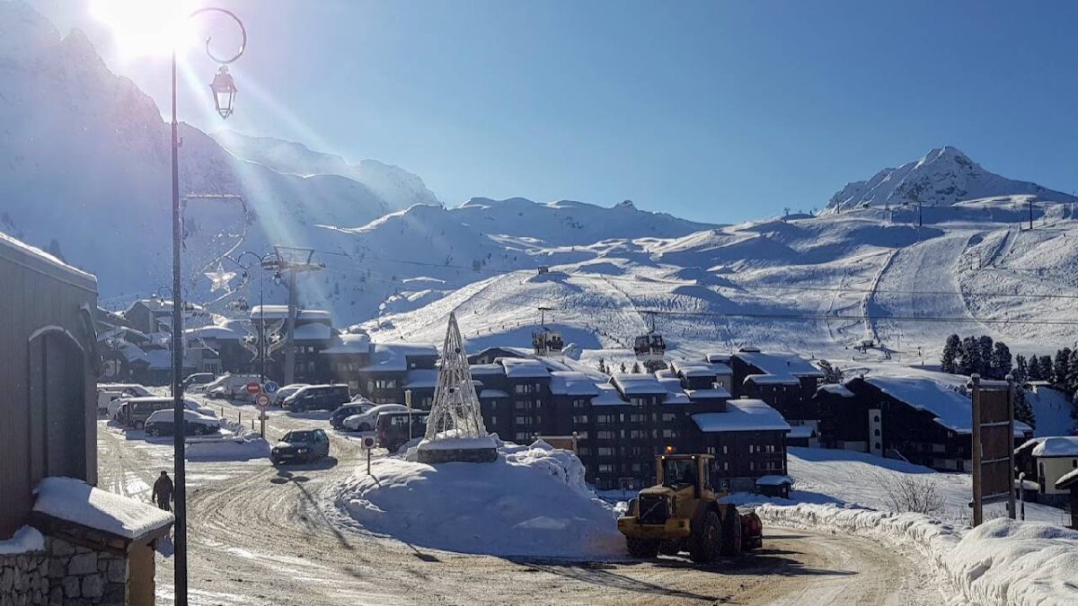 Does La Plagne get a lot of snow in january