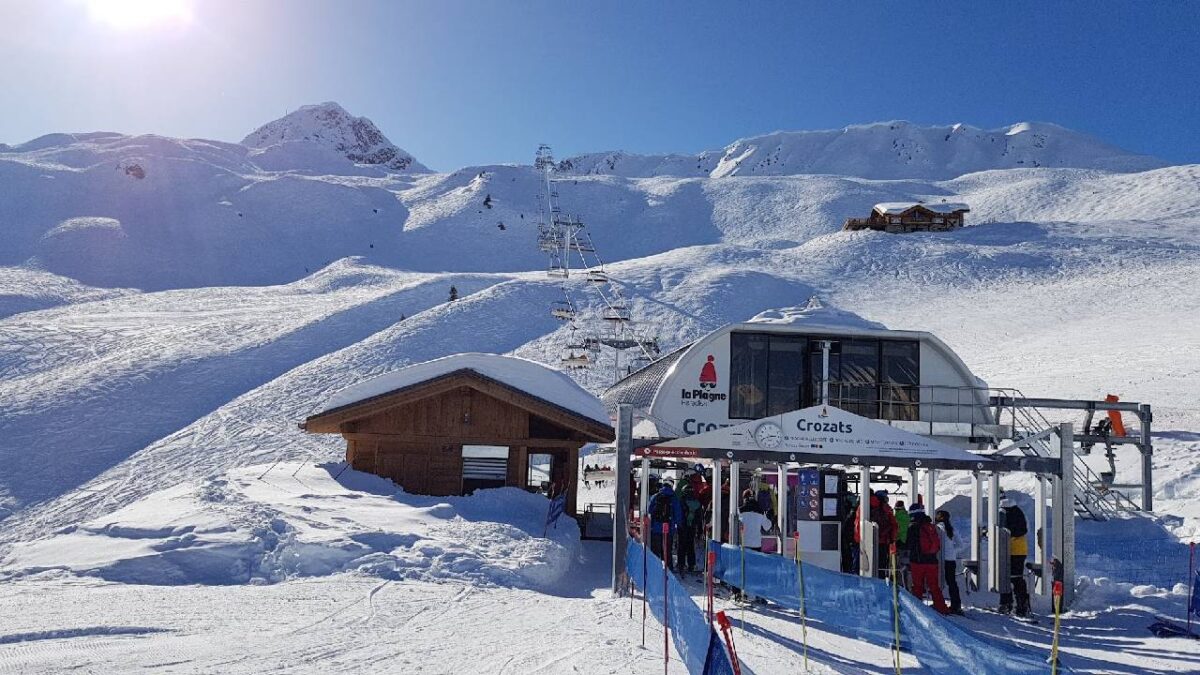 Does La Plagne have good snow conditions in February