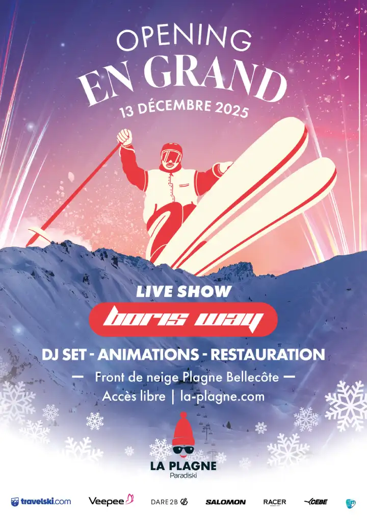 La Plagne 25/26 season opening party details