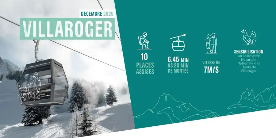 The Les Arcs new Villaroger gondola