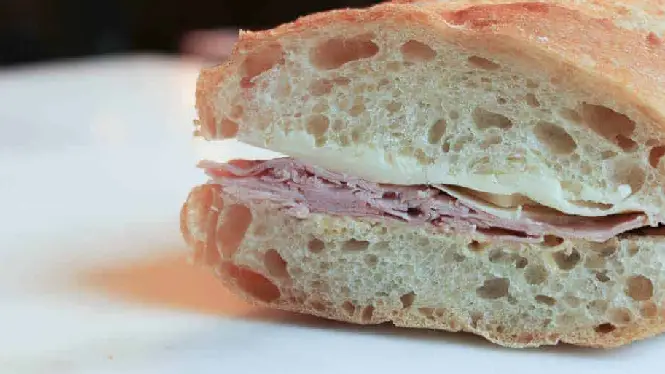 A french baguette in La Plagne