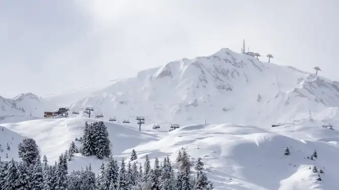 Grande Rochette Plagne Centre La Plagne blue runs