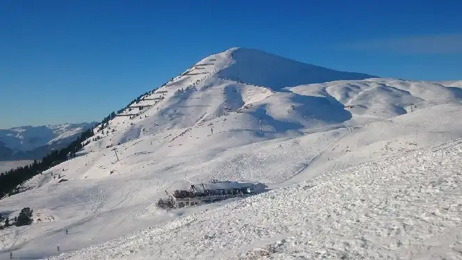 Cold January weather in La Plagne, Paradiski