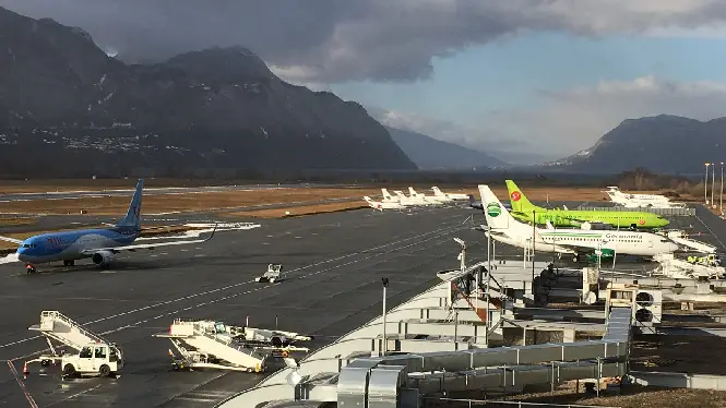 Chambéry airport flights for La Plagne