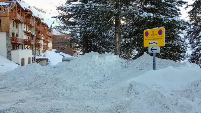 January in La Plagne