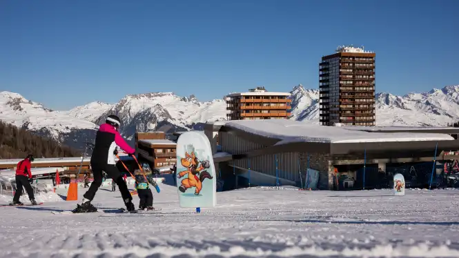 La Plagne ski snowboard lessons