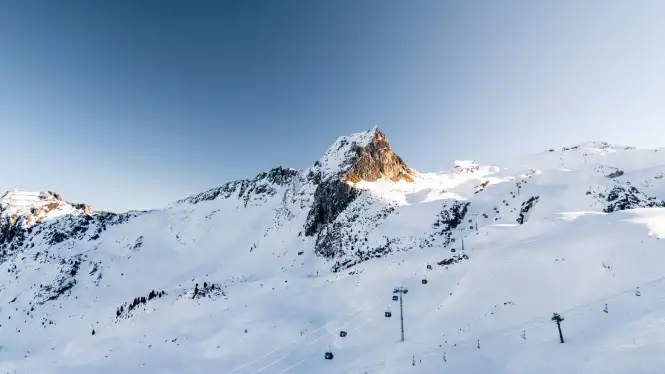 Image of La Plagne lifts used in a resort travel page