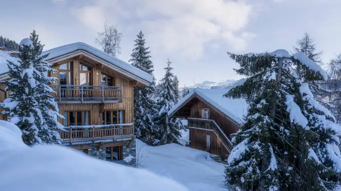 Montchavin village in La Plagne