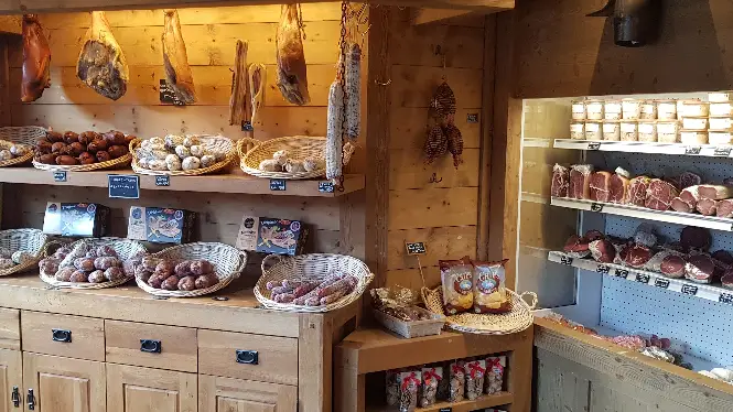 A La Plagne traditional food shop