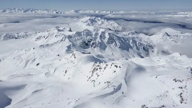 Webcam glacier La Plagne Live 3000