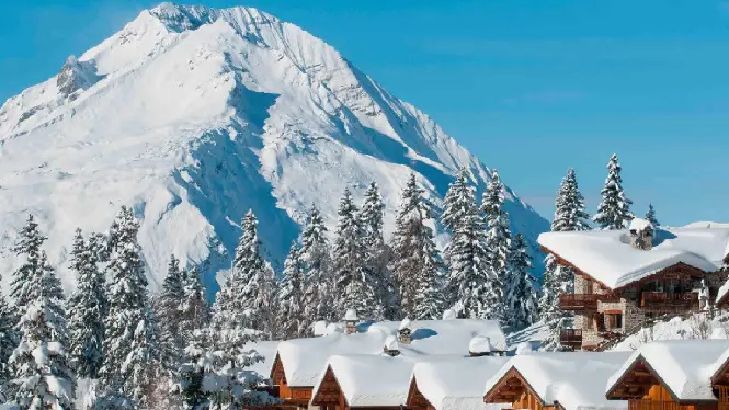 La Rosière ski area located very close to La Plagne