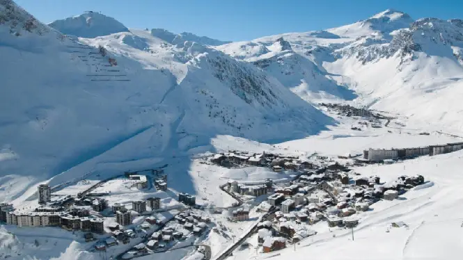 Tignes is one of the world's best ski resorts located very close to La Plagne
