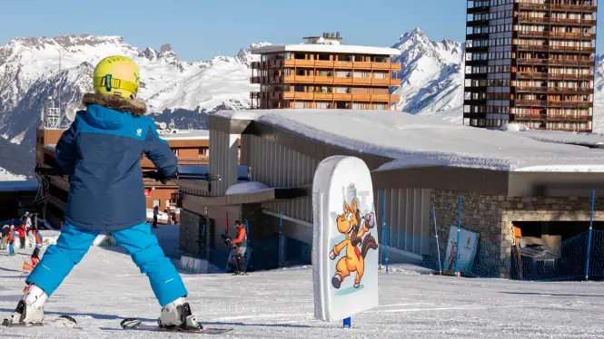 Beginner ski lessons in La Plagne, Plagne Centre