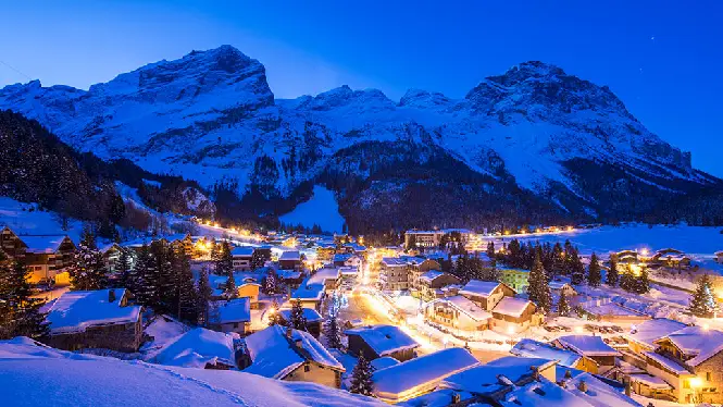 Pralognan-la-Vanoise ski area near La Plagne
