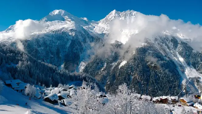 Sainte-Foy ski area near La Plagne