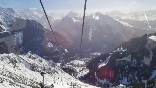 What height are La Plagne’s resorts