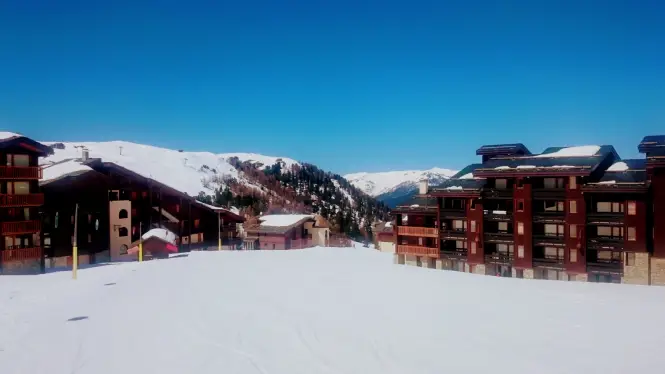 A sunny day in Belle Plagne, La Plagne
